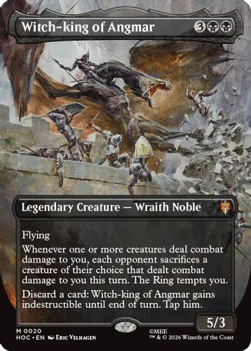 [HOC-0020](M) Witch-king of Angmar (Borderless) (Foil)