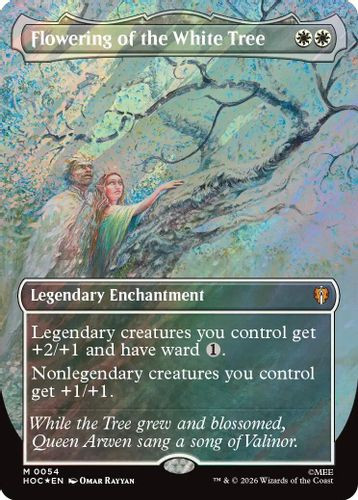 [HOC-0054](M) Flowering of the White Tree (Borderless) (Surge Foil)