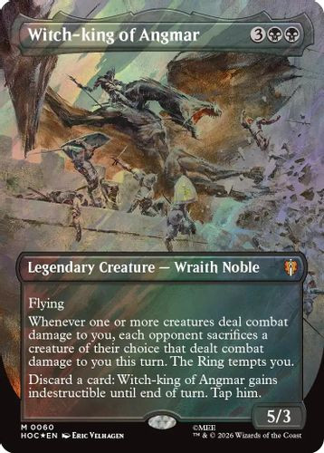 [HOC-0060](M) Witch-king of Angmar (Borderless) (Surge Foil)