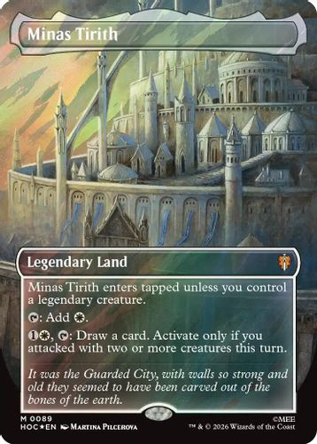 [HOC-0089](M) Minas Tirith (Borderless) (Surge Foil)