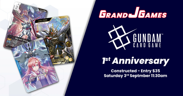 Gundam: 1st Anniversary Event (11:30am Saturday 3rd Oct)
