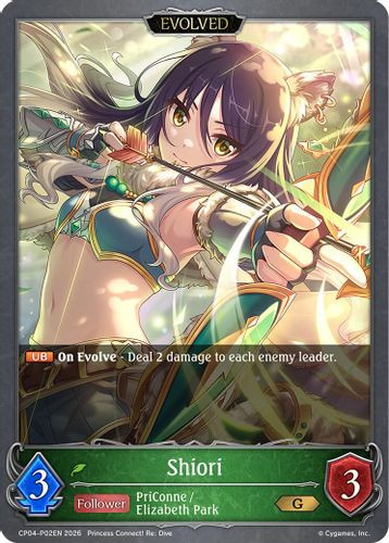 [CP04-P02EN](PG) Shiori (Evolved) (Premium Foil)