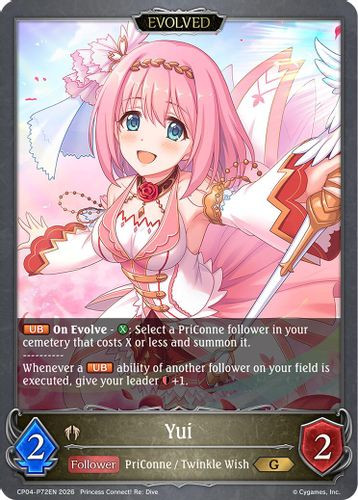 [CP04-P72EN](PG) Yui (Evolved) (Premium Foil)