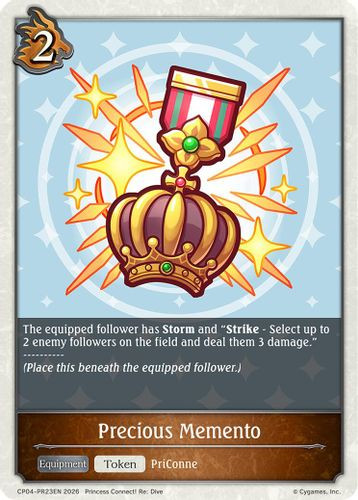 [CP04-PR23EN](PR) Precious Memento (PR)