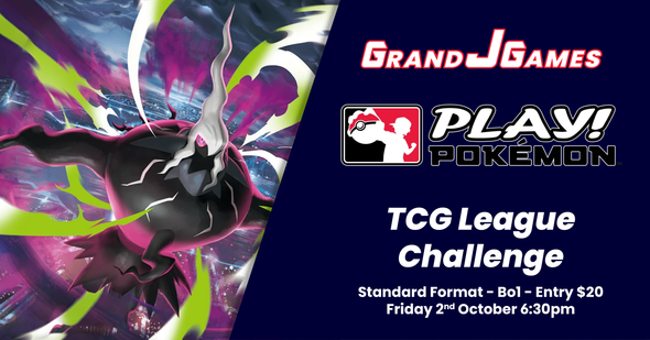 Pokemon: Grand J Games League Challenge (6:30pm Friday 2nd Oct)