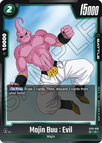 [ST01-030](C) Majin Buu : Evil {Foil}