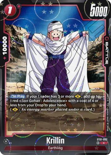 [ST01-002](C) Krillin {Alt Foil}