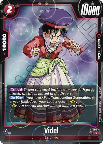 [ST01-014](C) Videl {Alt Foil}