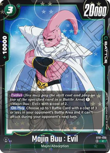 [ST01-030](C) Majin Buu : Evil {Alt Foil}