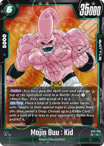 [ST01-039](C) Majin Buu : Kid {Alt Foil}