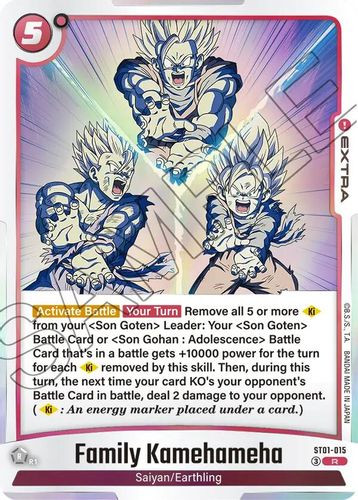 [ST01-015](R) Family Kamehameha {Foil}