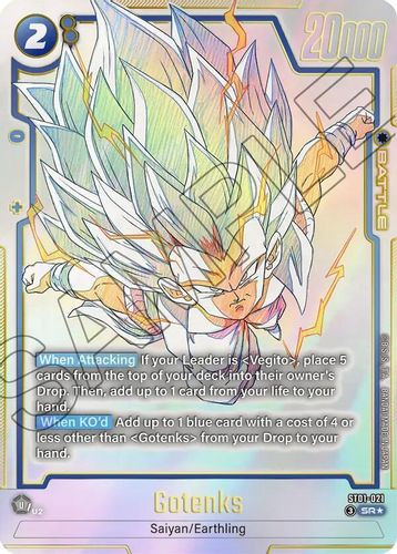 [ST01-021](SR) Gotenks {1 Star Alt Art} {Foil}