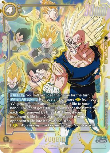 [ST01-071](SEC) Vegeta {2 Star Alt Art} {Foil}