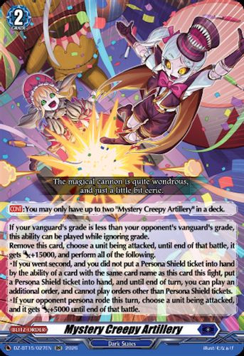 [DZ-BT15/027EN](RR) Mystery Creepy Artillery