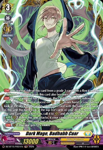 [DZ-BT15/FR31EN](FR) Dark Mage, Badhabh Caar (FR)