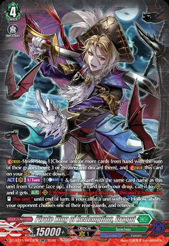 [DZ-BT15/SR33EN](SR) Pirate King of Redemption, Dragut (SR)