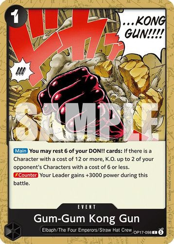 [OP17-098C](C) Gum-Gum Kong Gun