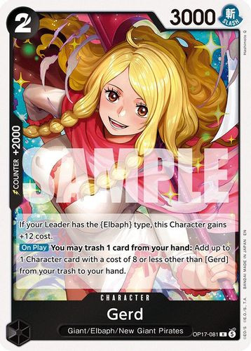 [OP17-081R](R) Gerd (Foil)