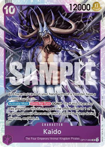 [OP17-063SR](SR) Kaido (Foil)