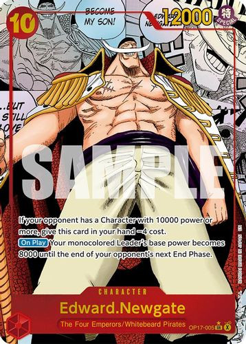 [OP17-005SR](SR) Edward.Newgate (Manga Alternate Art) (Foil)