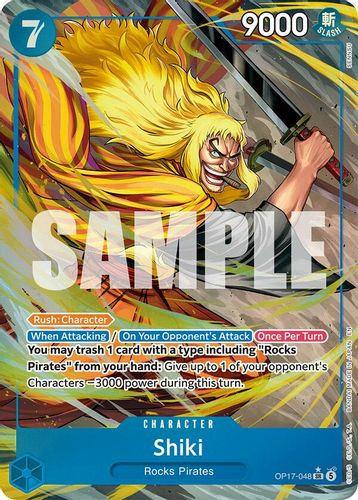 [OP17-048SR](SR) Shiki (Alternate Art) (Foil)