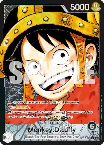 [OP17-079L](L) Monkey D. Luffy (Alternate Art) (Foil)