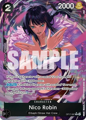 [OP17-087R](R) Nico Robin (Alternate Art) (Foil)