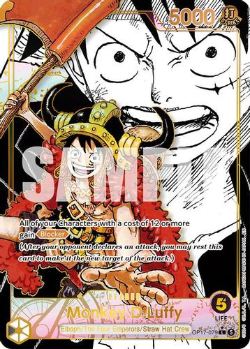 [OP17-079L](L) Monkey D. Luffy (OP-17 Super Alt Art) (Foil)
