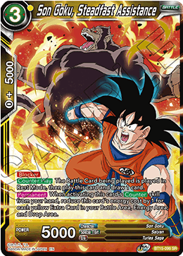 BT15-096SR Son Goku, Steadfast Assistance