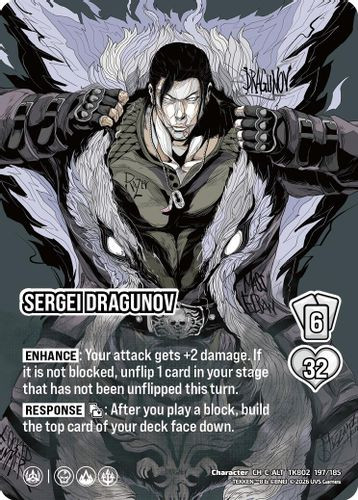 [TK802-197/185](CH-C-ALT) Sergei Dragunov (Alternate Art) (Foil)