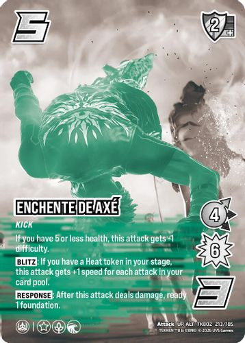 [TK802-213/185](UR-ALT) Enchente de Axe (Alternate Art) (Foil)
