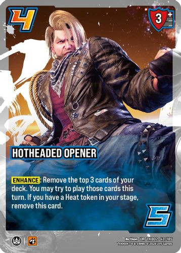 [TK802-043/185](UR) Hotheaded Opener (Foil)