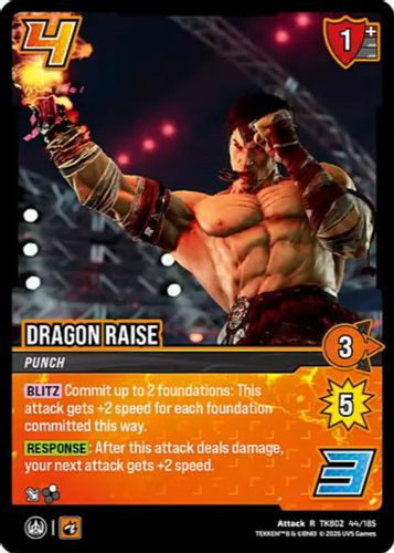 [TK802-044/185](R) Dragon Raise (Foil)