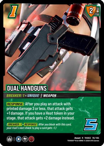 [TK802-078/185](R) Dual Handguns (Foil)