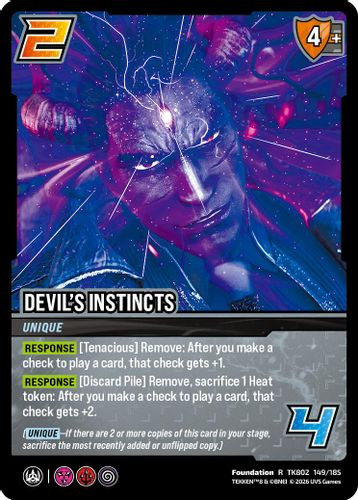 [TK802-149/185](R) Devil's Instincts (Foil)