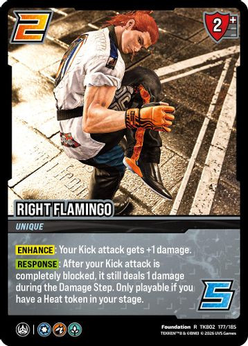 [TK802-177/185](R) Right Flamingo (Foil)