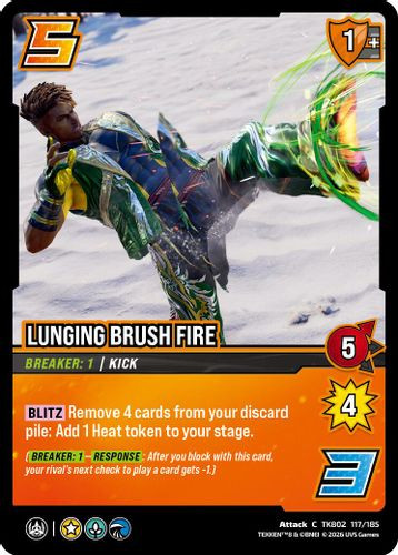 [TK802-117/185](C) Lunging Brush Fire