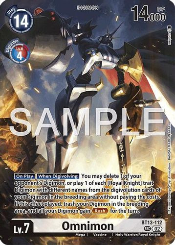 [BT13-112](SEC) Omnimon (Foil)
