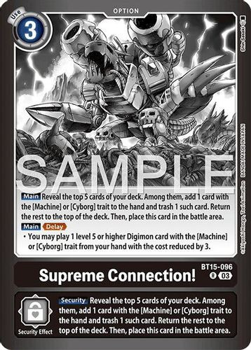 [BT15-096](R) Supreme Connection! (Foil)