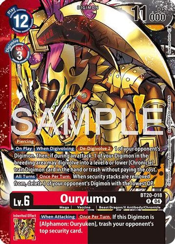 [BT20-018](R) Ouryumon (Foil)