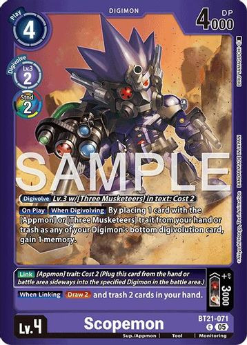 [BT21-071](C) Scopemon (Foil)