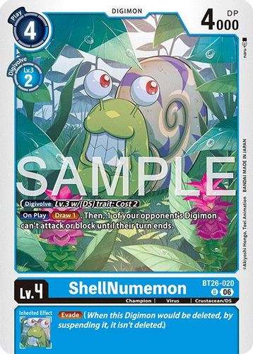 [BT26-020](U) ShellNumemon