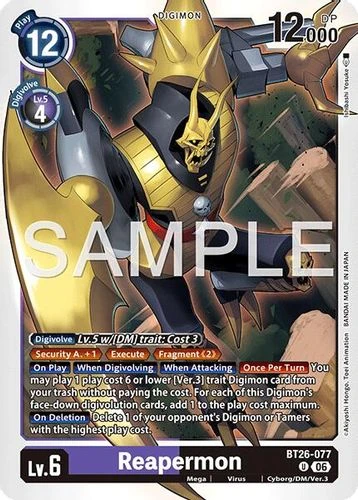 [BT26-077](U) Reapermon