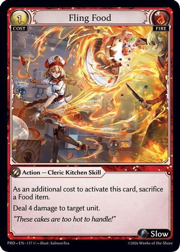 |GA10|<1st>[PRD-EN-117](U) Fling Food