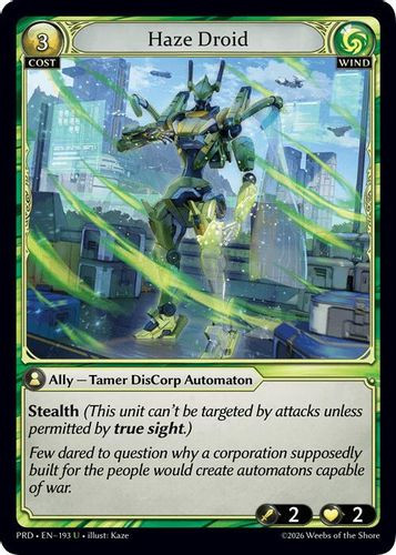 |GA10|<1st>[PRD-EN-193](U) Haze Droid