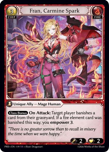 |GA10|<1st>[PRD-EN-119](SR) Fran, Carmine Spark