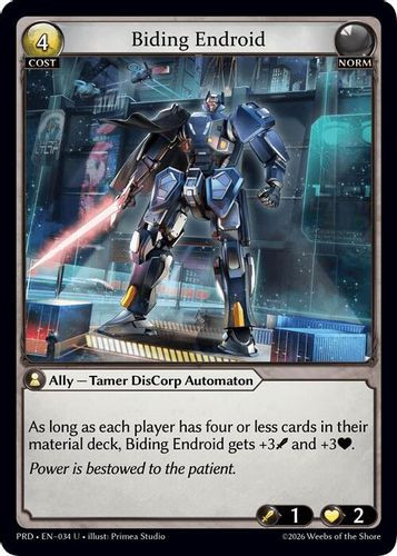 |GA10|<1st>[PRD-EN-034](U) Biding Endroid {Foil}