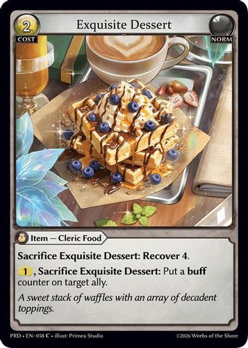 |GA10|<1st>[PRD-EN-058](C) Exquisite Dessert {Foil}