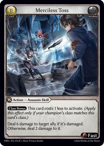 |GA10|<1st>[PRD-EN-076](C) Merciless Toss {Foil}