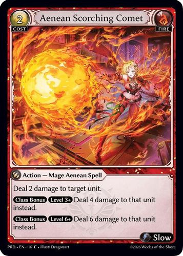 |GA10|<1st>[PRD-EN-107](C) Aenean Scorching Comet {Foil}
